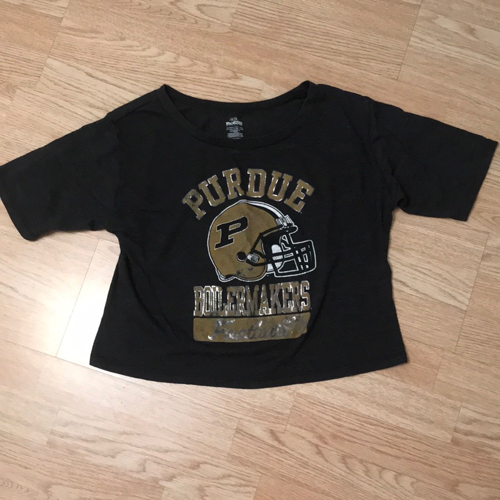 Purdue Football Crop Top